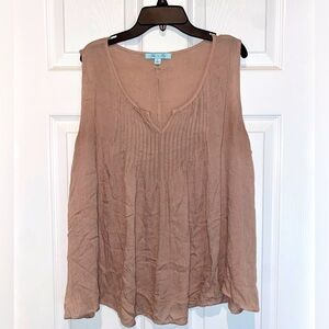 She + Sky Sheer tank top. Size L